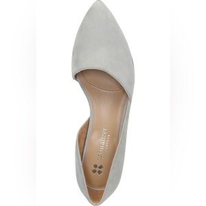 NATURALIZER WOMEN'S SAMANTHA FLATS LEATHER GREY FOG